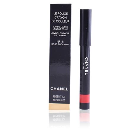 chanel le rouge crayon de couleur rose shocking|chanel le crayon levres.